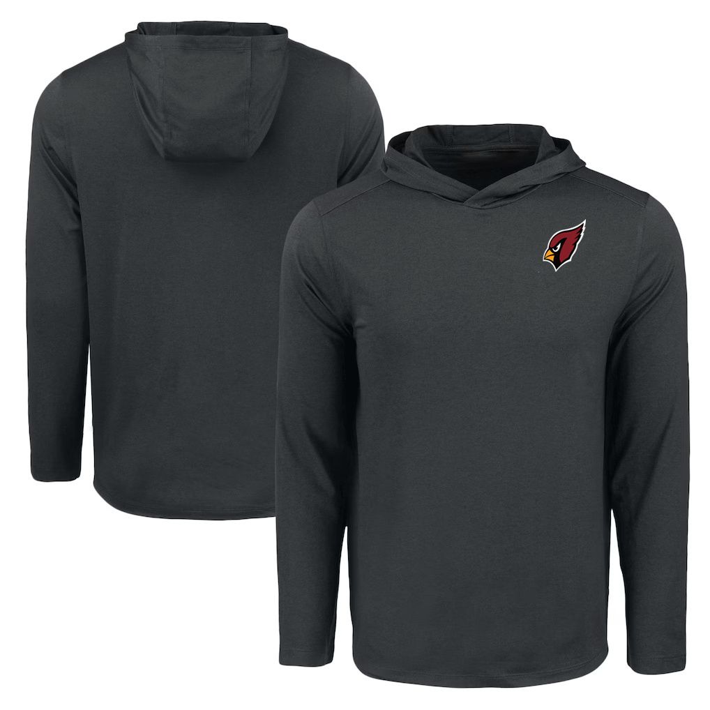 Men 2026 NFL Arizona Cardinals Hooded long sleeved T-shirt black 06->seattle seahawks->NFL Jersey